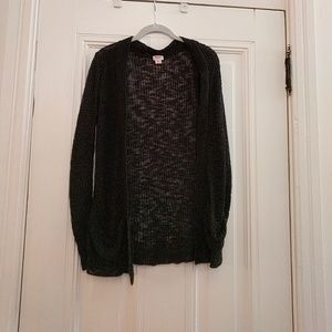 Classic black cardigan